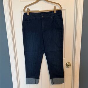 Talbots Dark Blue Ankle Jeans